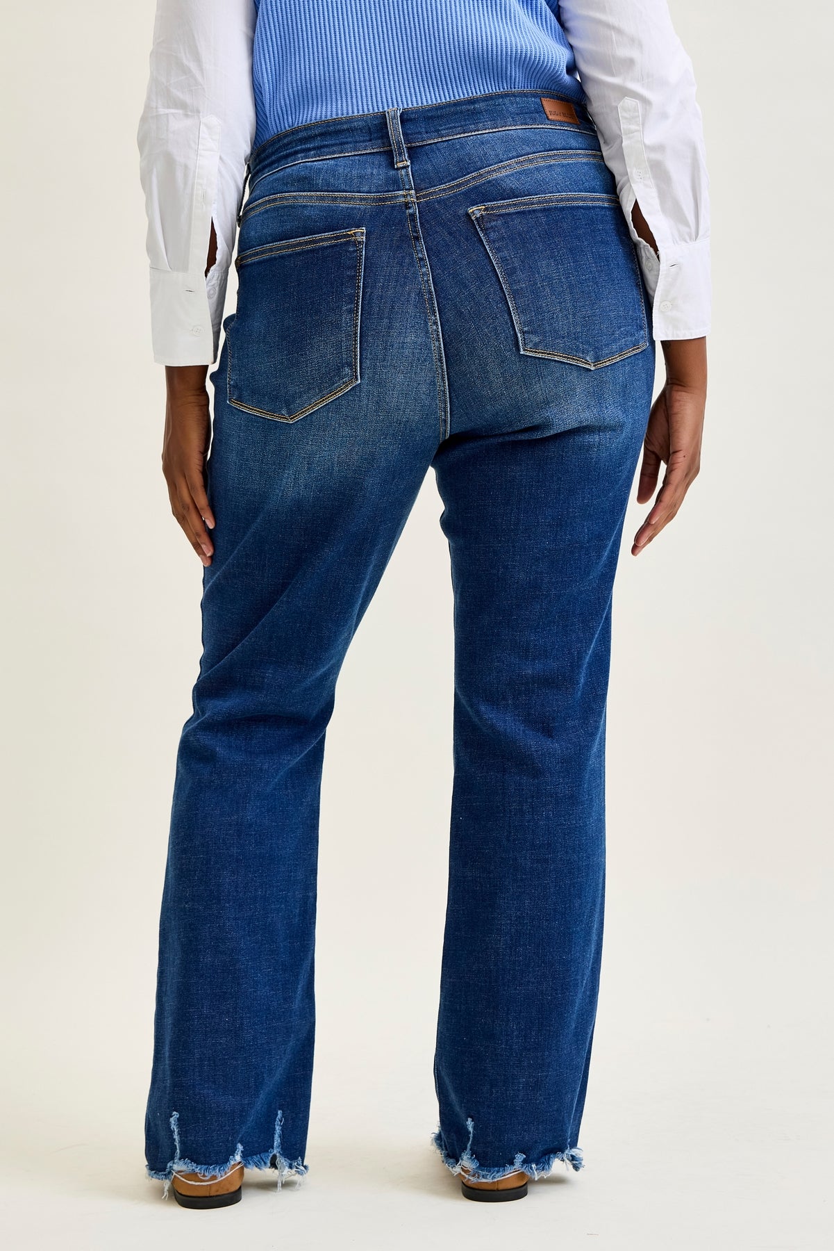 Daisy Non-Distressed Hem Bootcut Jeans - PLUS