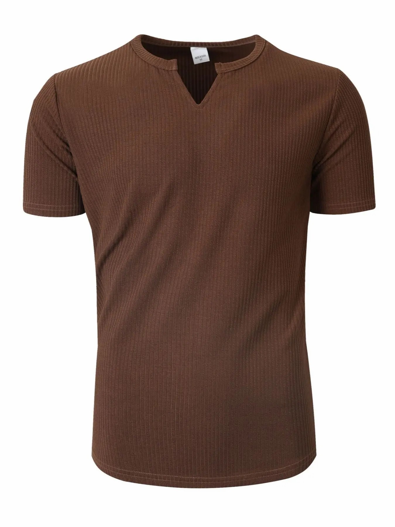 Essential Ribbed Henley 8-Pack Variety Bundle - Premium Athletic Fit