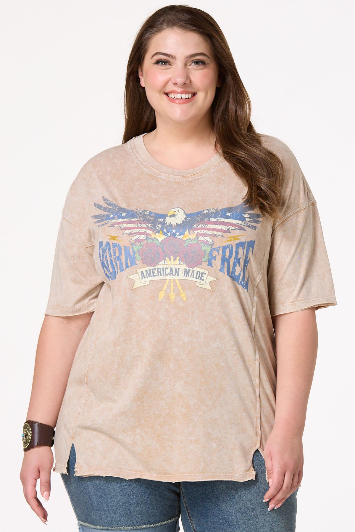 Plus Size Born Free Tee
