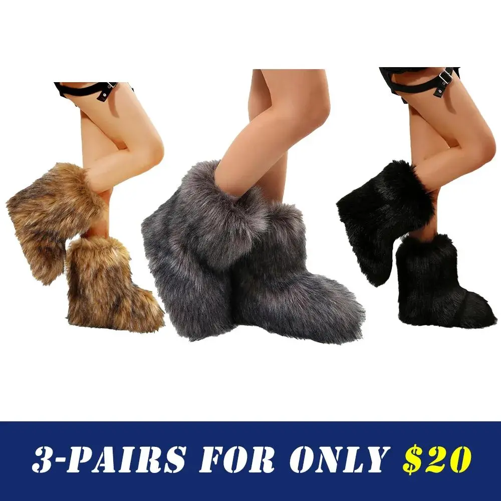 🔥Clearance sale,Limited to Christmas only 🔥Women's Trendy Fur Winter Boots