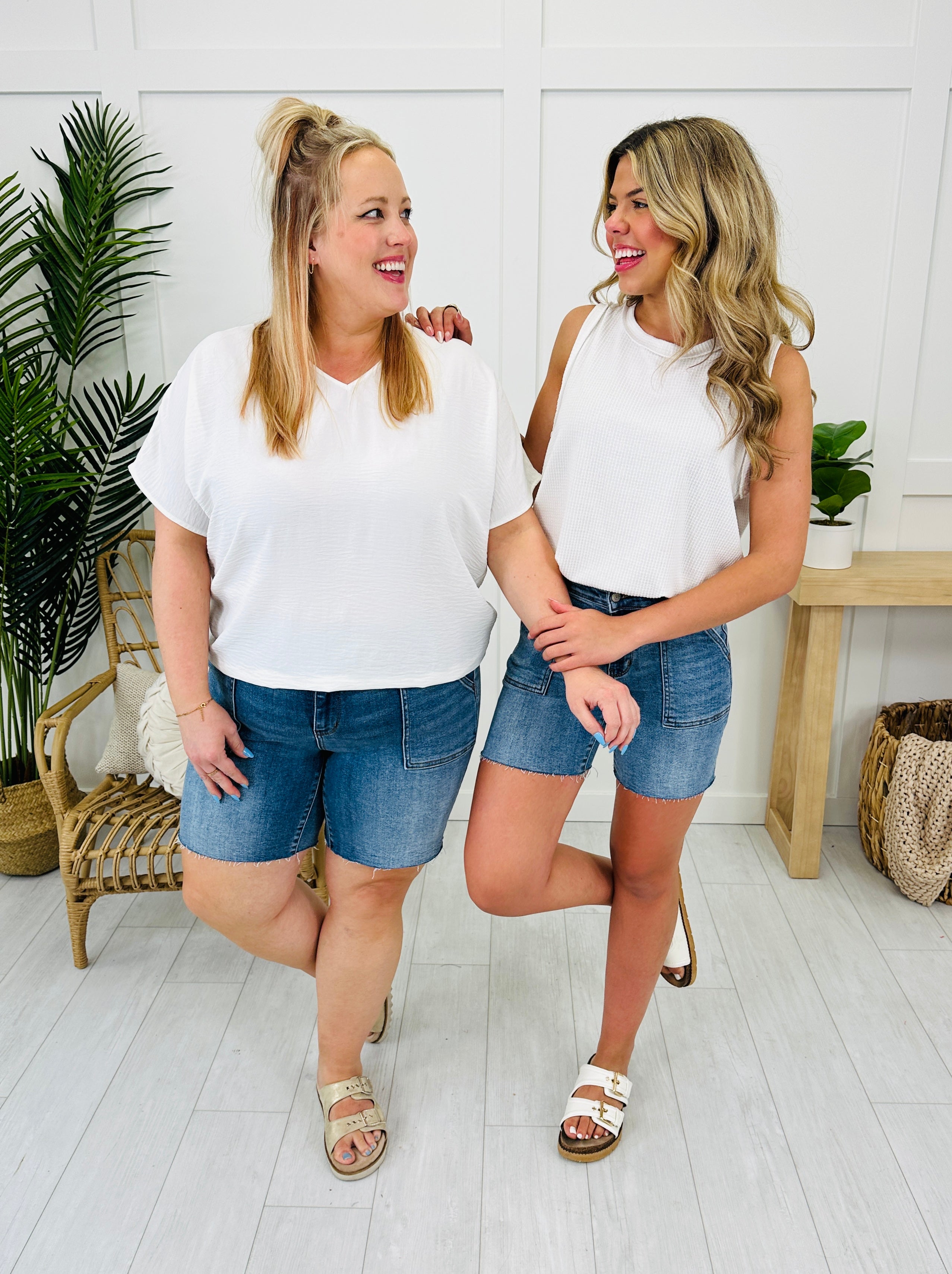 Judy Blue Patch Perfect Bermuda Shorts