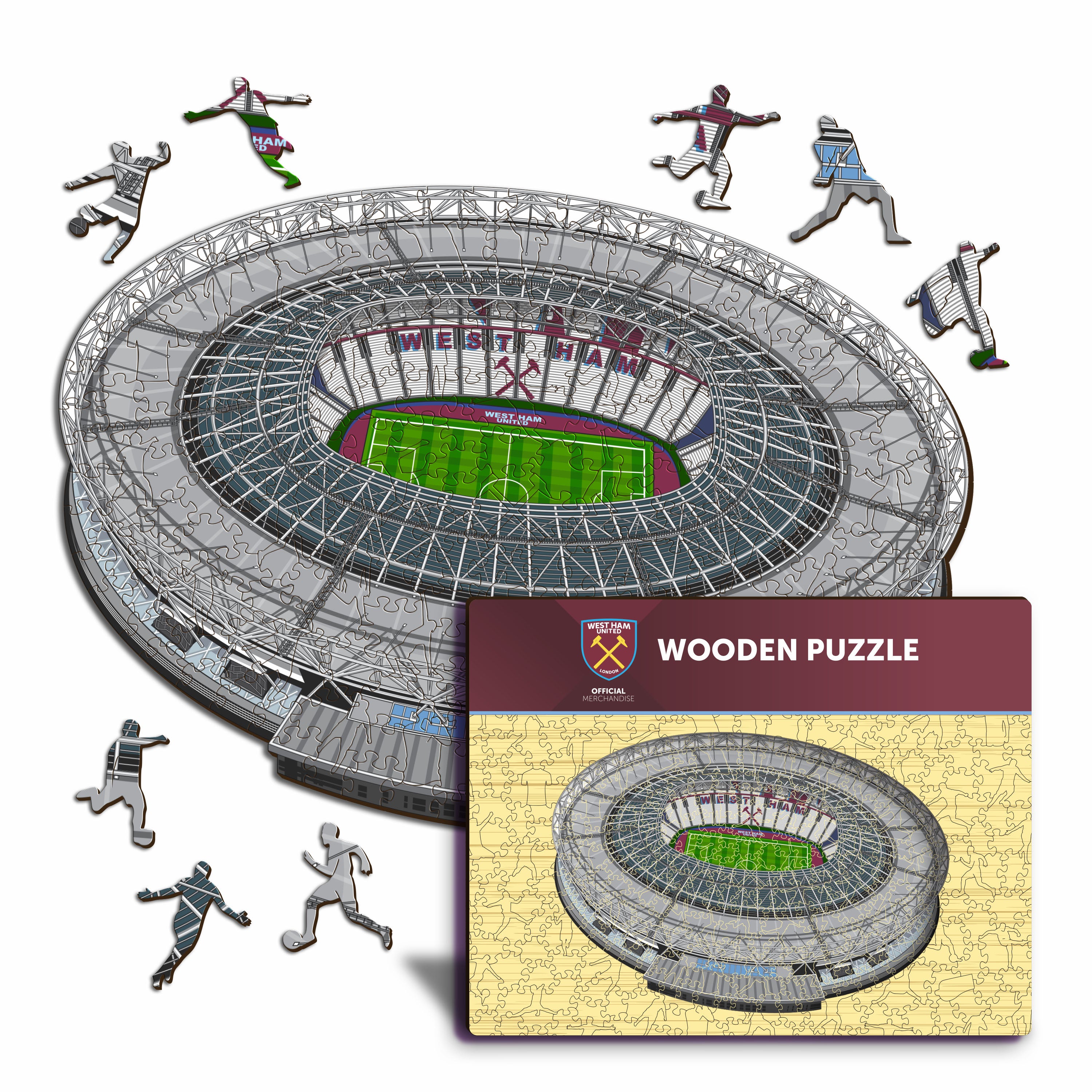 West Ham United FC® Stadium - Wooden Puzzle