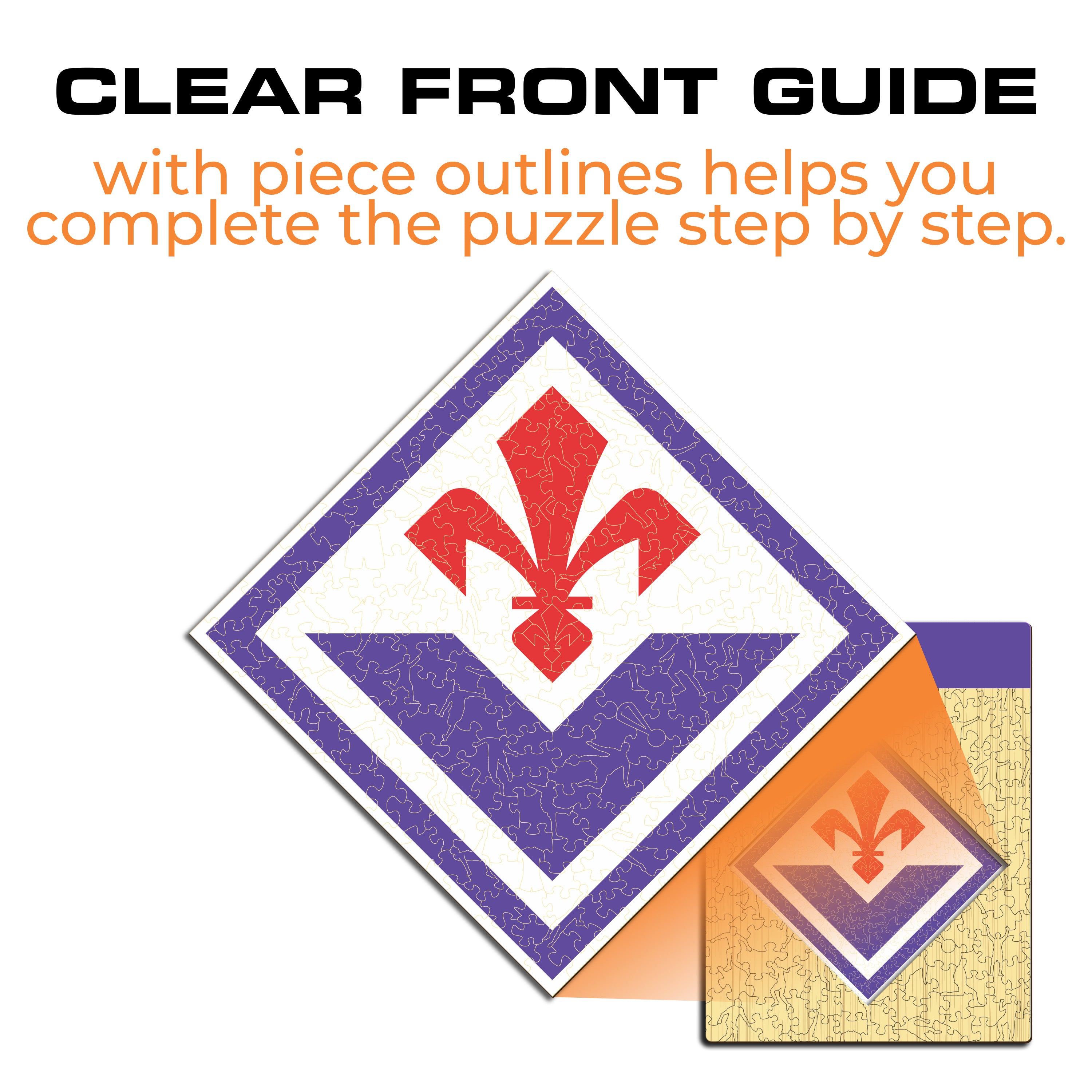 ACF Fiorentina® Logo - Wooden Puzzle