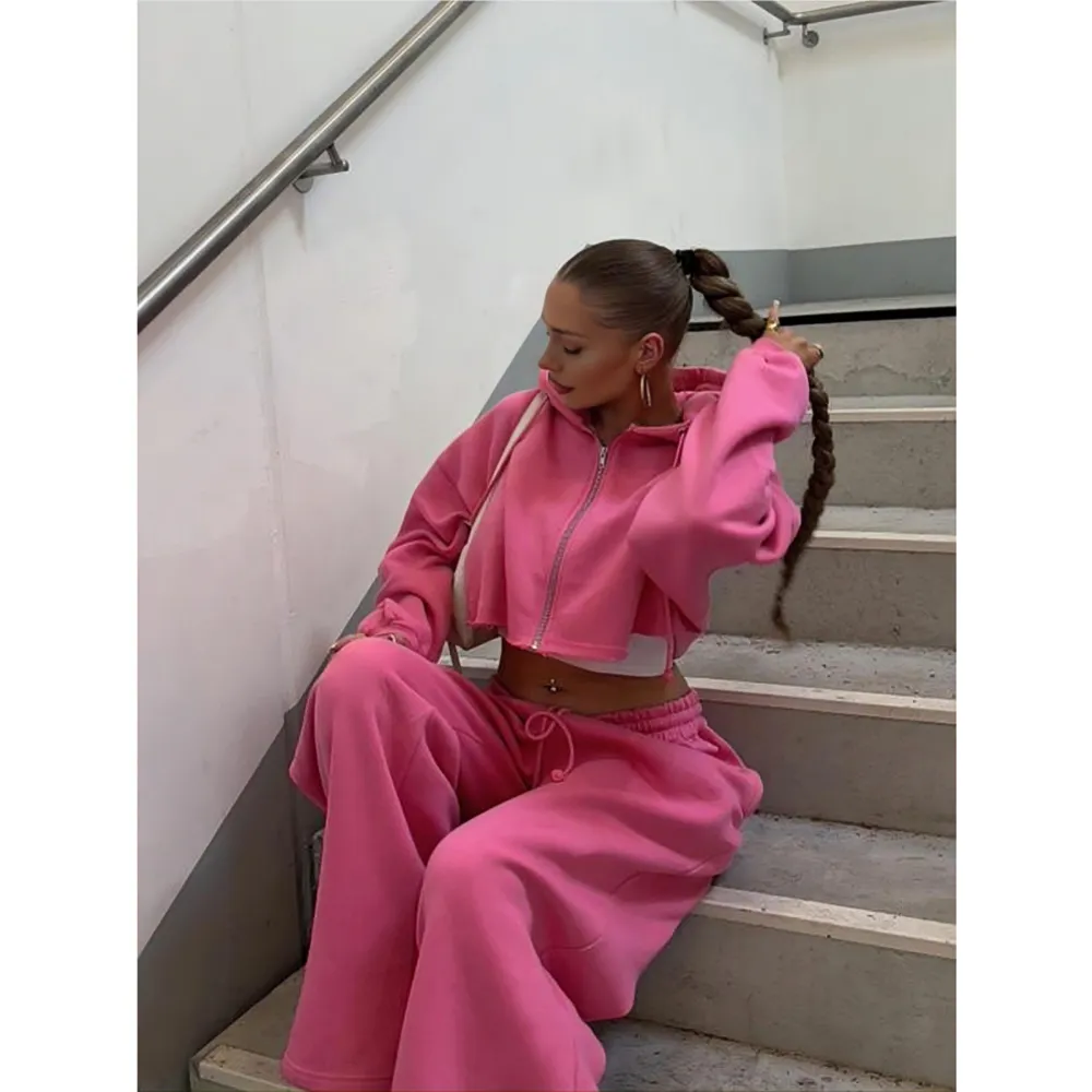 Women's Casual Two-piece Sweatsuit