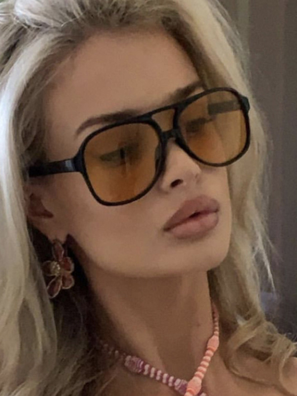 Geometric Sun-protection Sunglasses Accessories