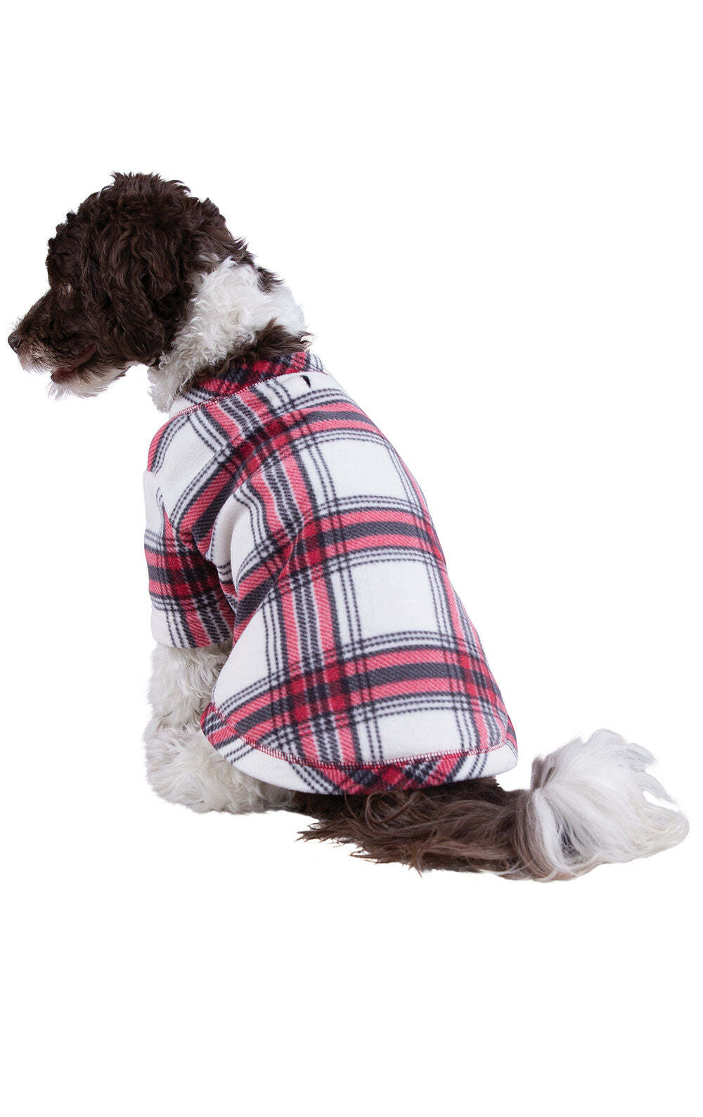 Fireside Plaid Fleece Button-Front Matching Family Pajamas
