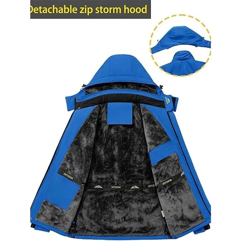 Men's Winter Warm Waterproof Hiking Jacket