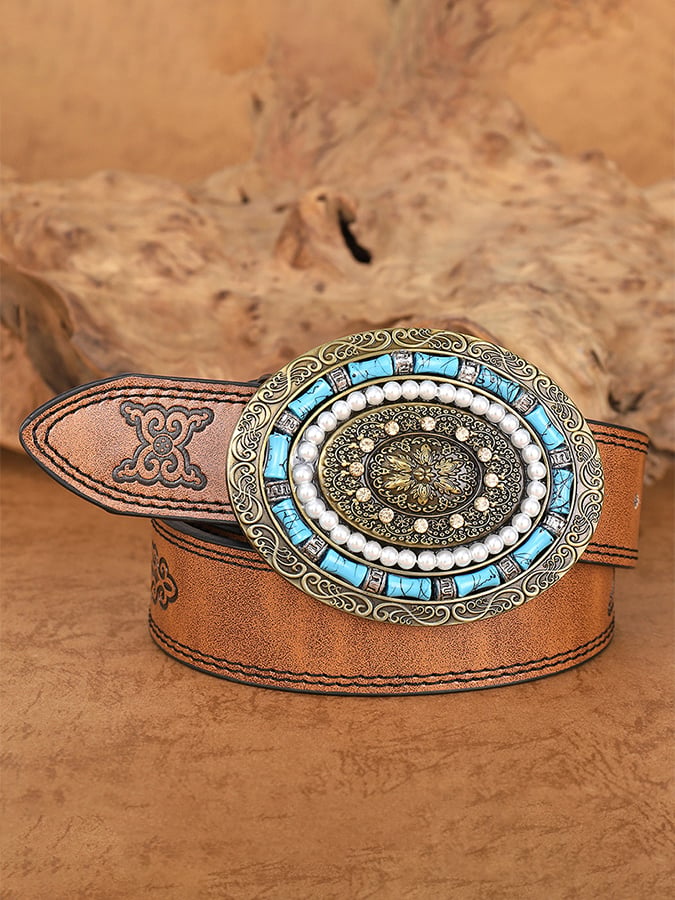 Women's Western American Bohemian Retro Personalized Belt