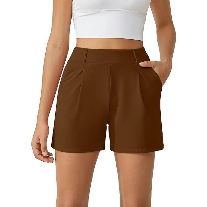 Women Trendy High Waisted Casual Summer Shorts
