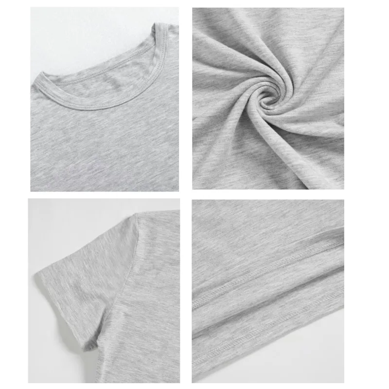 Women's Plain Shortsleeve Top & Drawstring Pants Set