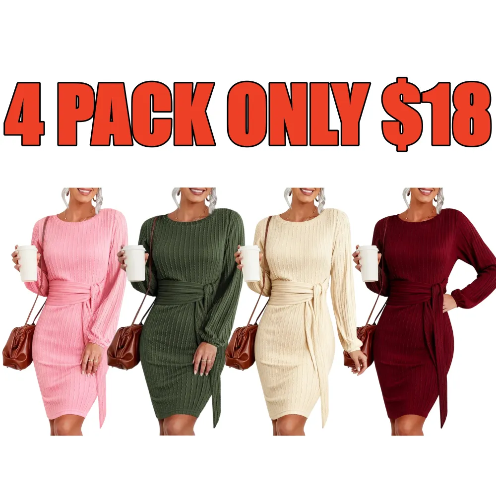 Women's Elegant Knit Dress