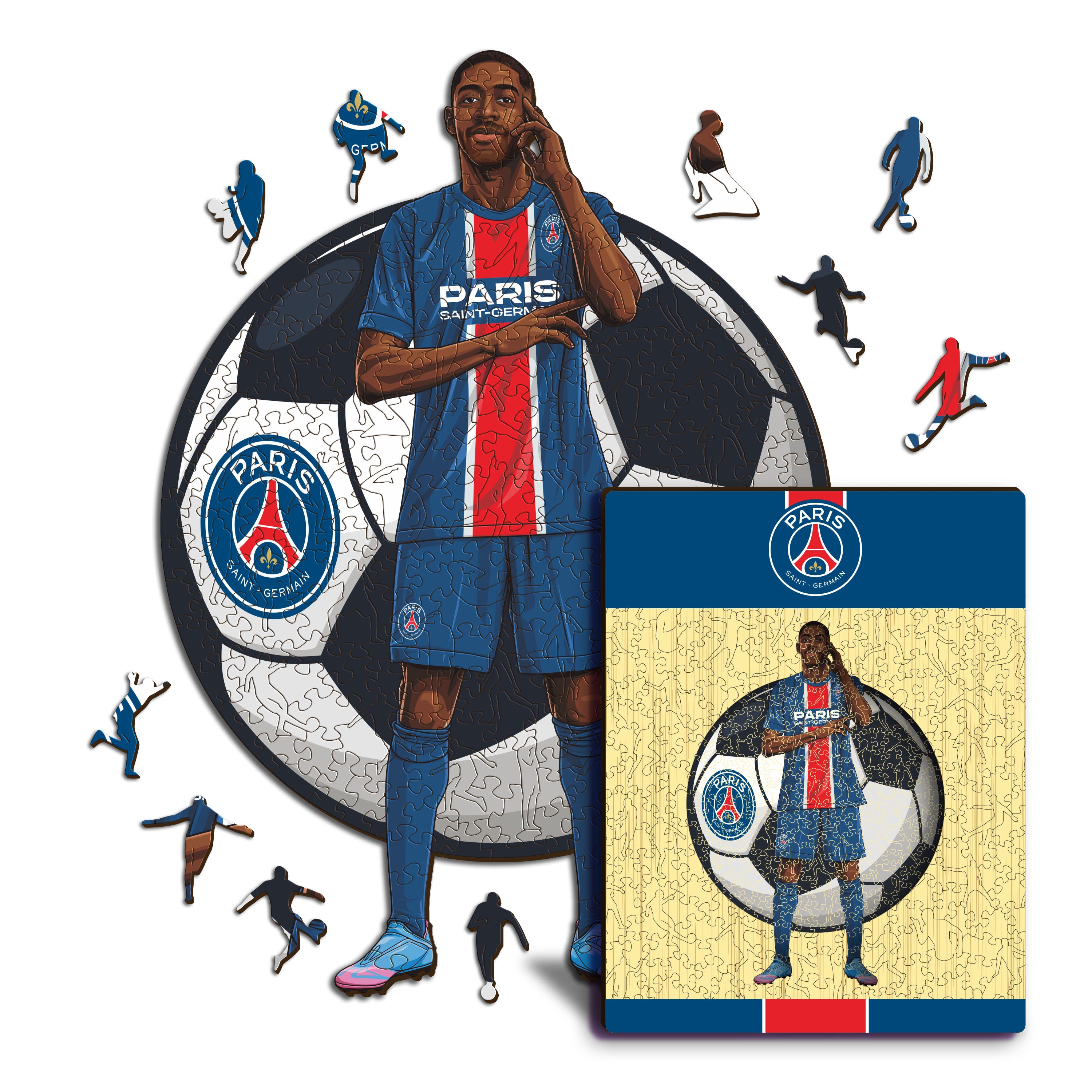 Ousmane Dembélé - Wooden Puzzle