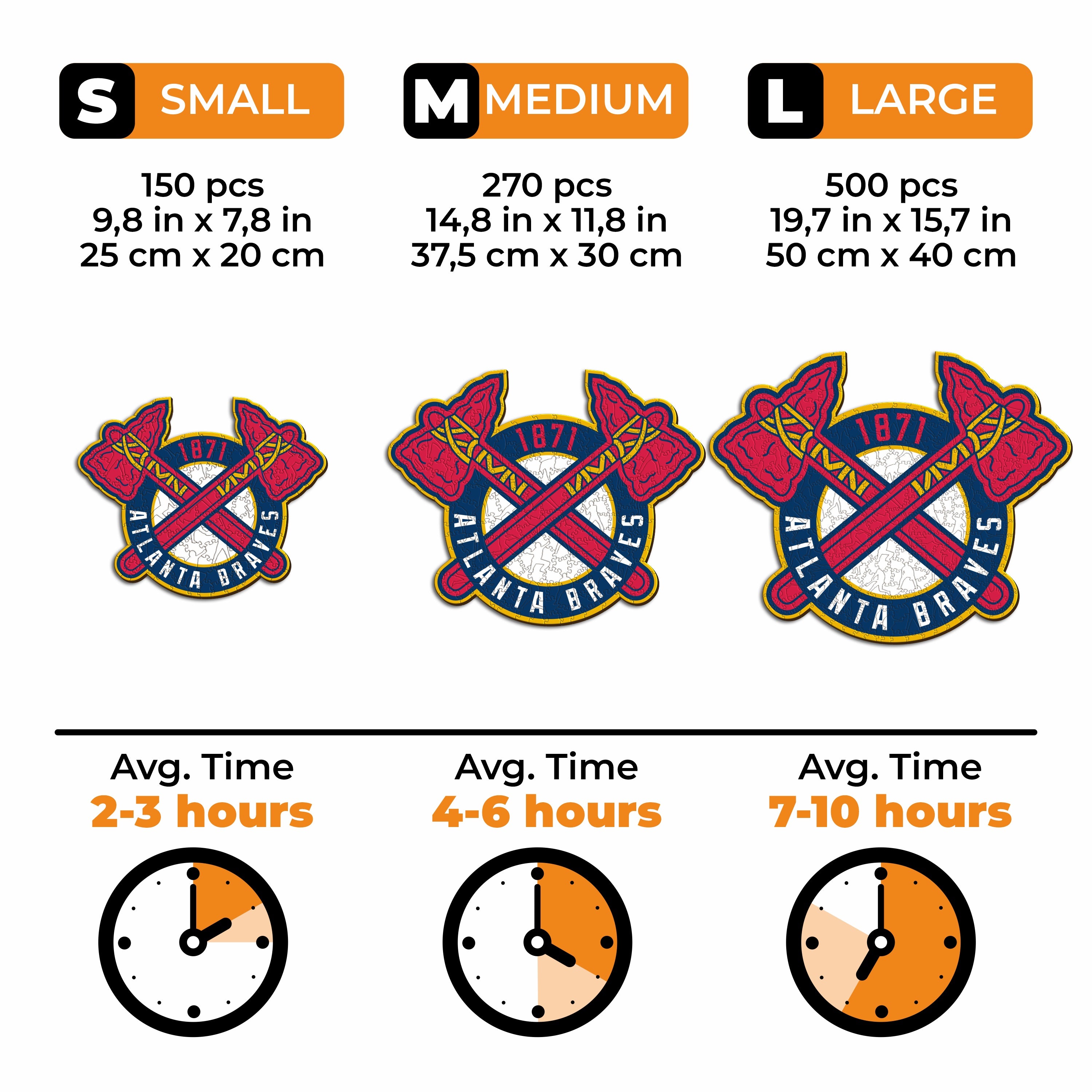 Atlanta Braves™ - Wooden Puzzle