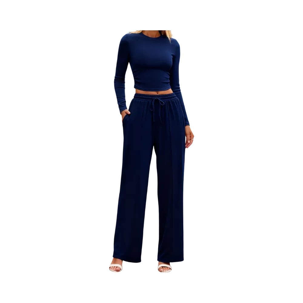 Women's 2-Piece Ribbed Knit Set