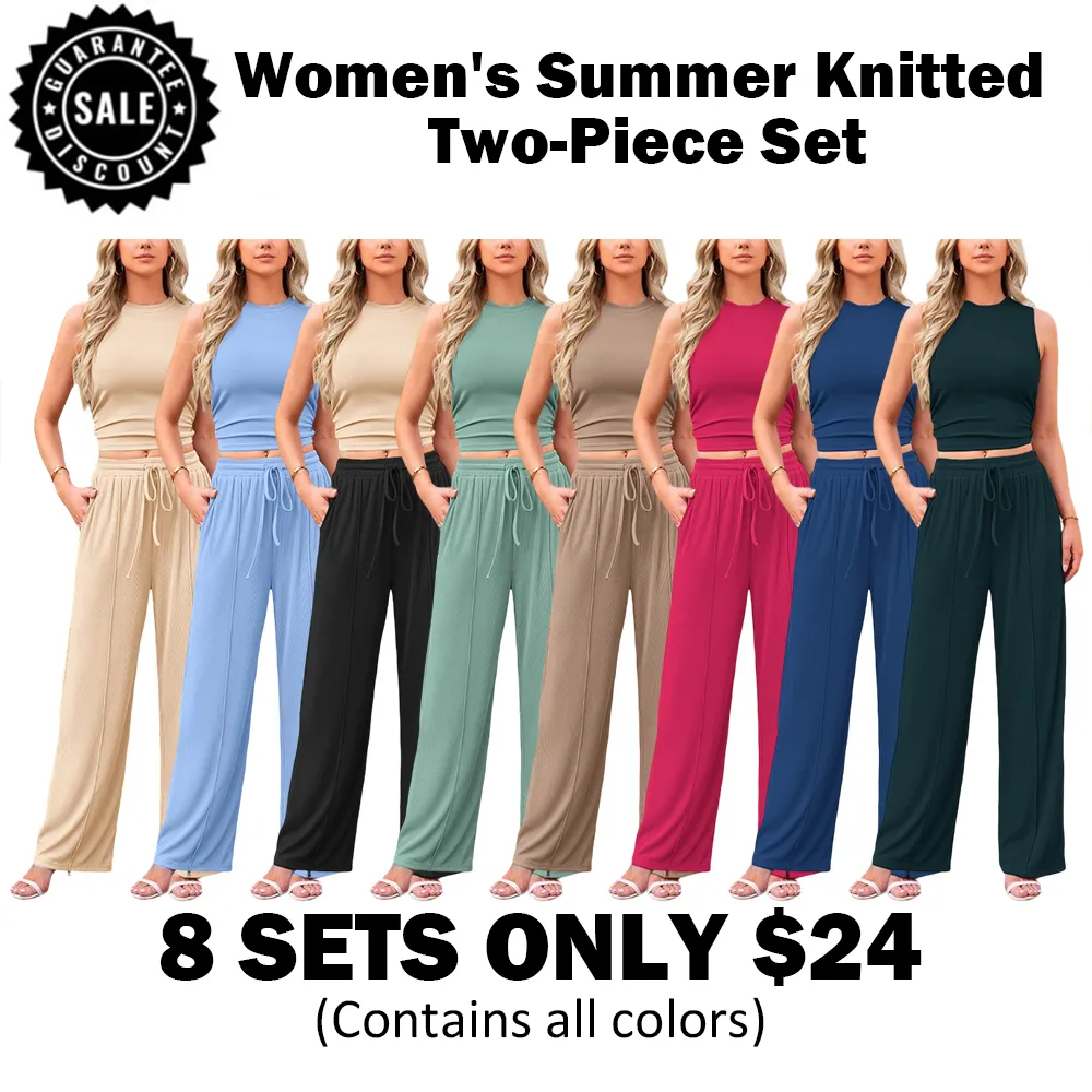 🔥Women'S Summer Two-Piece Set🔥8-Sets - All Colors Included