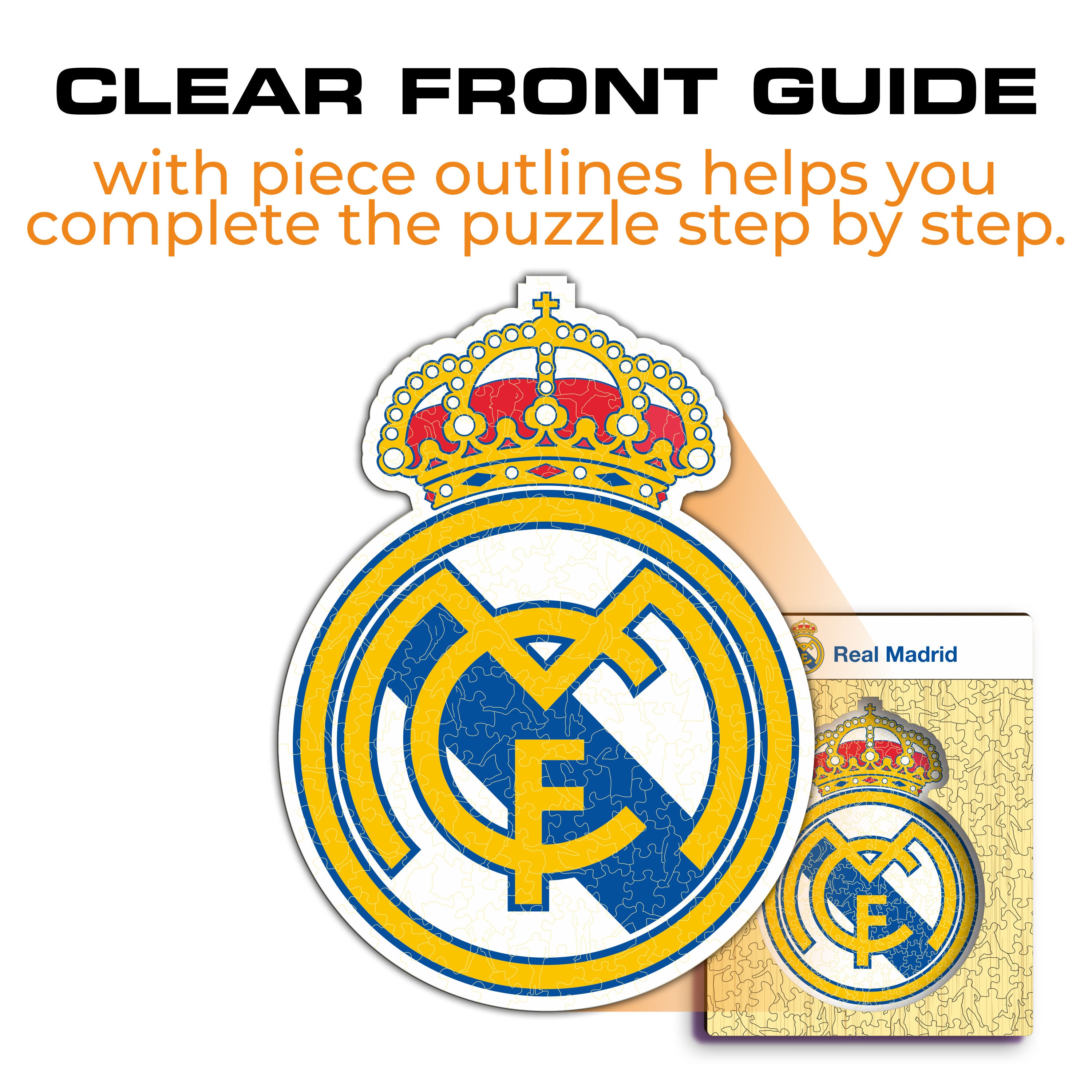 Real Madrid CF® Logo - Wooden Puzzle