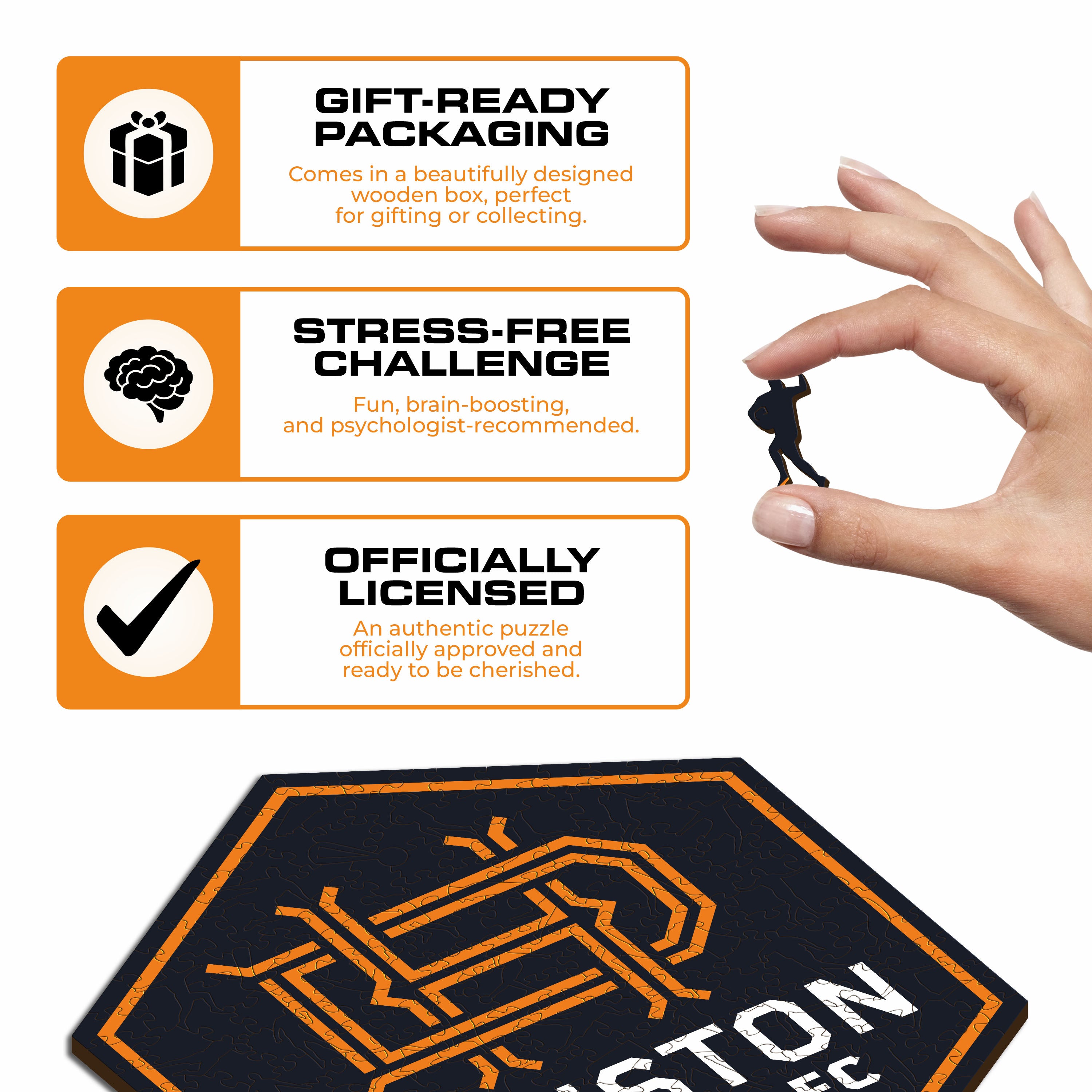 Houston Dynamo® Logo - Wooden Puzzle