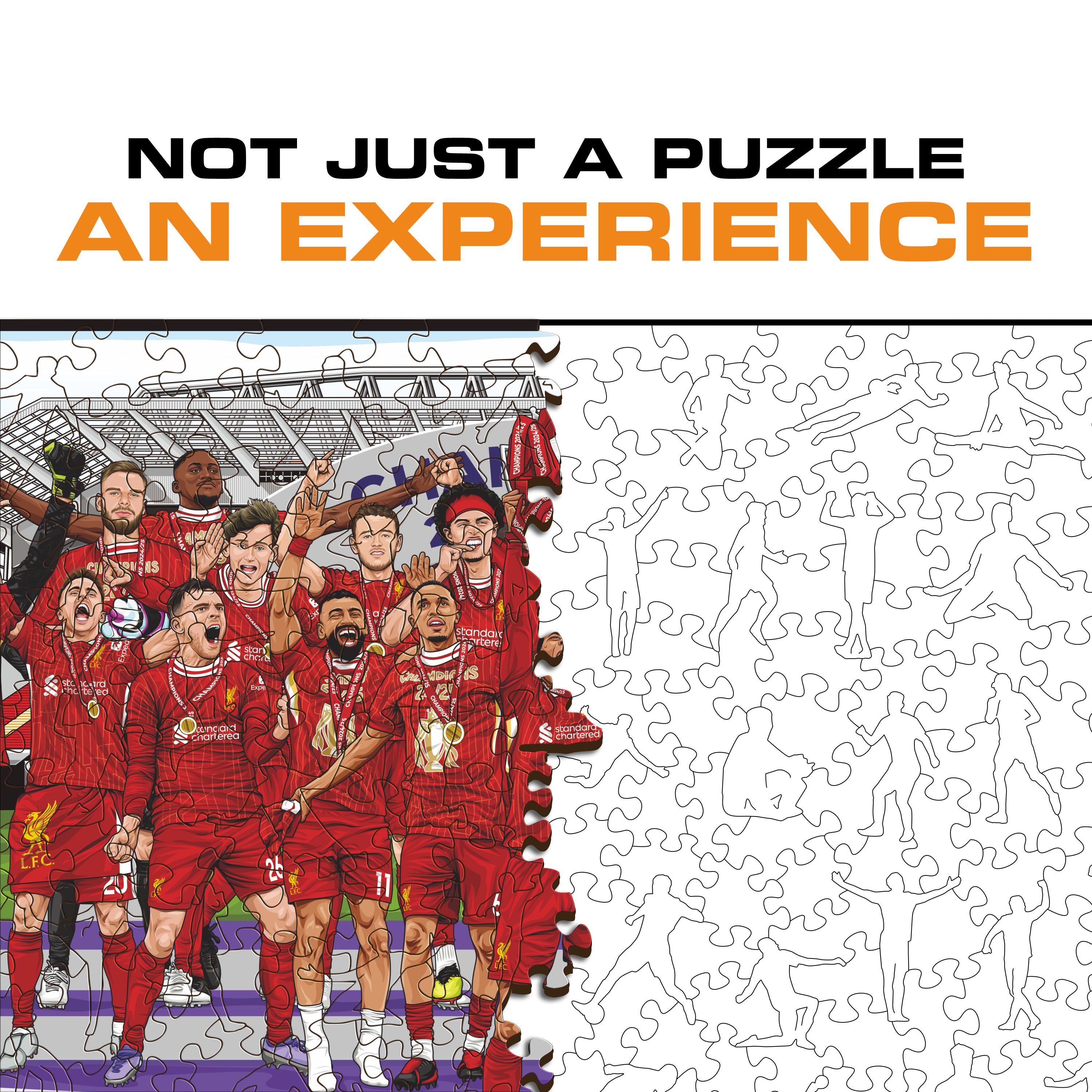 Liverpool FC® Premier League Champions 24/25 - Wooden Puzzle
