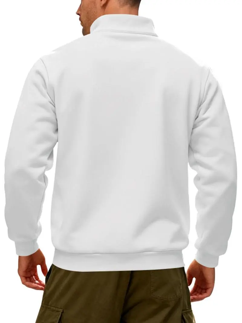 Men's Winter Fleece Lined Hoodie, Casual Hoodie, Thick Heavyweight Loose Fit Outdoor Sportswear