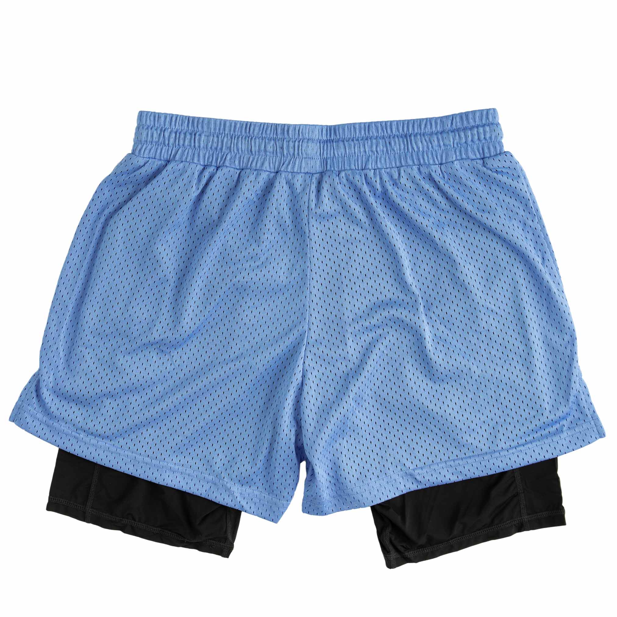 TRAINING SHORT WITH LINER - BLUE