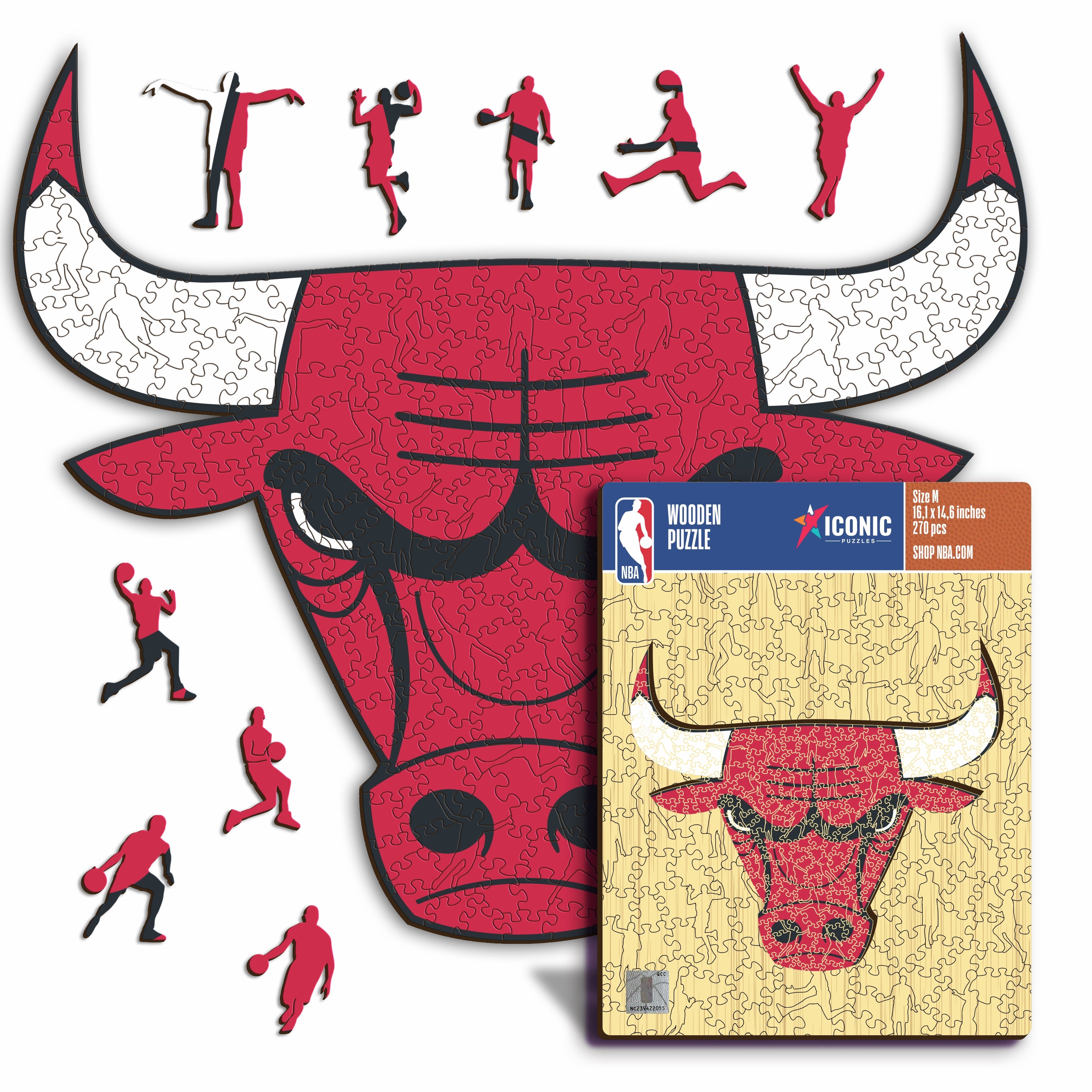 Chicago Bulls™ - Wooden Puzzle
