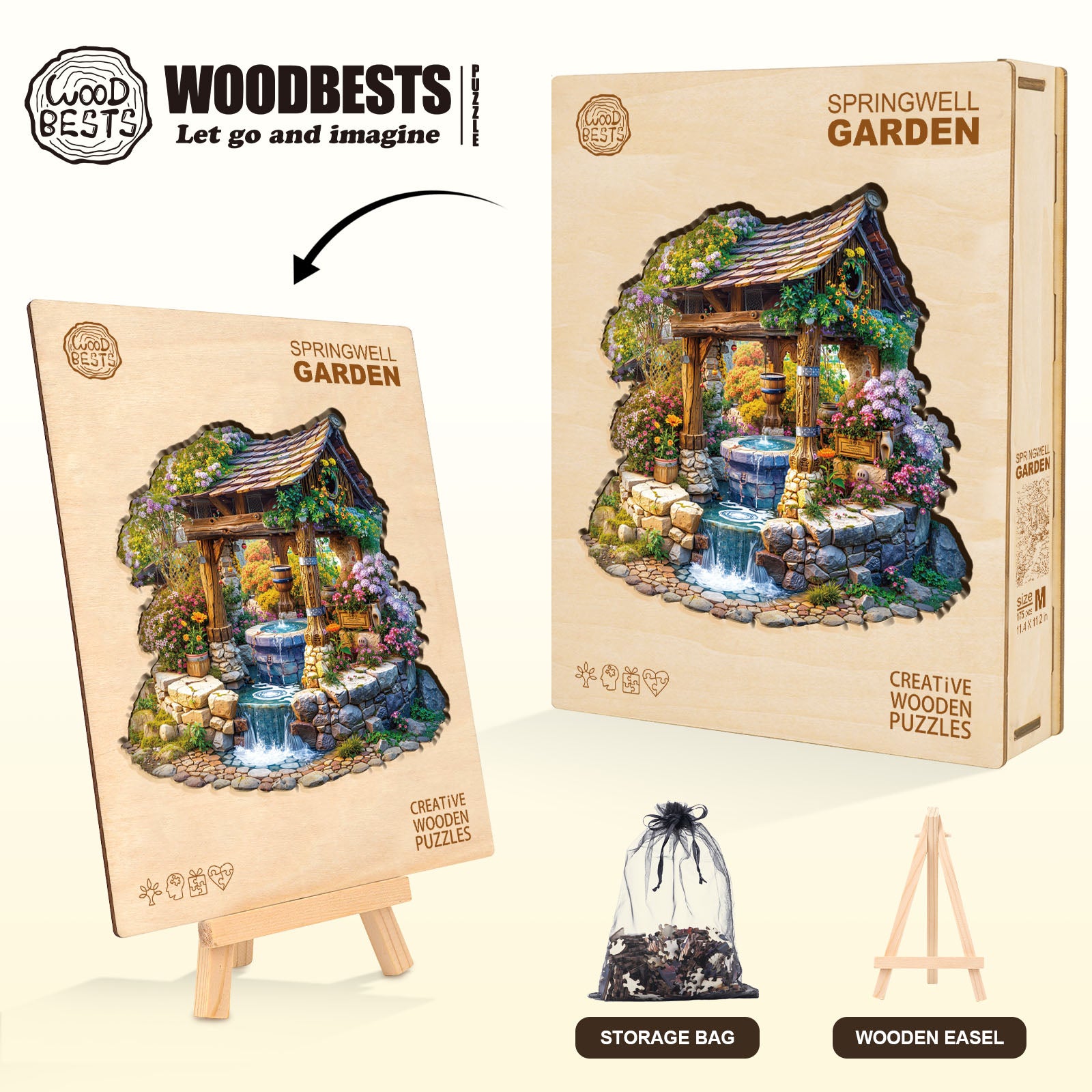 Springwell Garden Wooden Jigsaw Puzzle