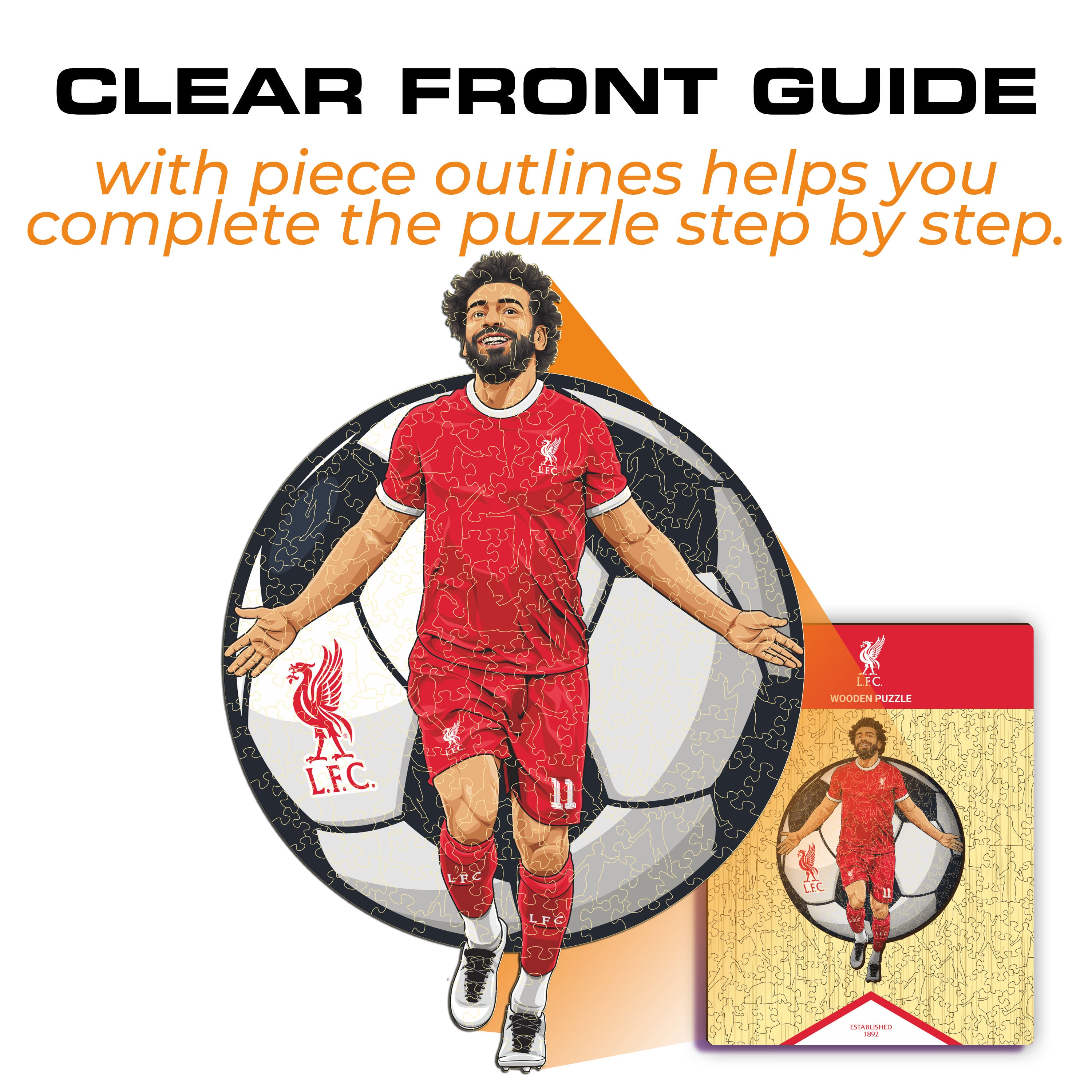Mohamed Salah - Wooden Puzzle