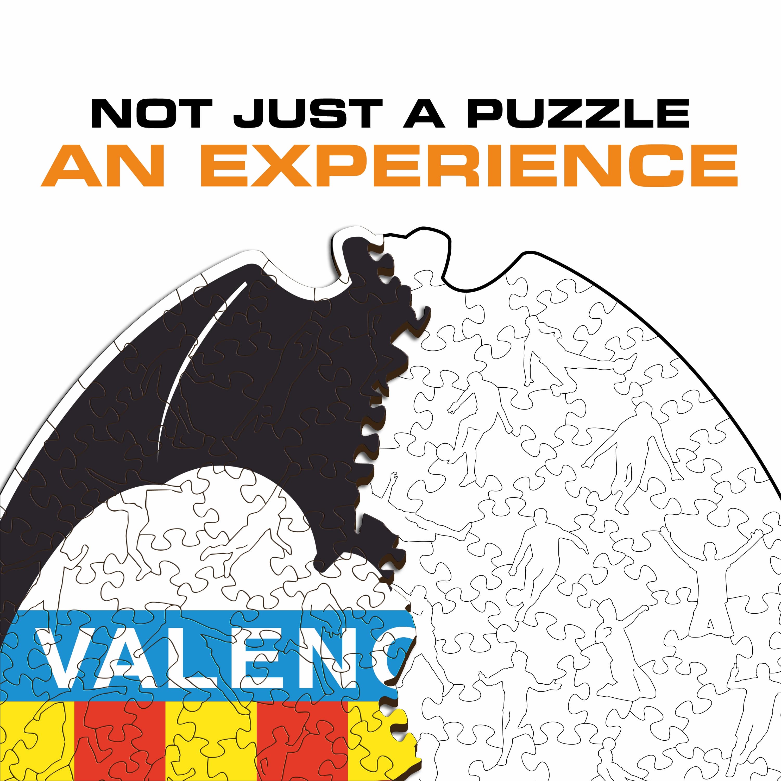 Valencia CF® Logo - Wooden Puzzle