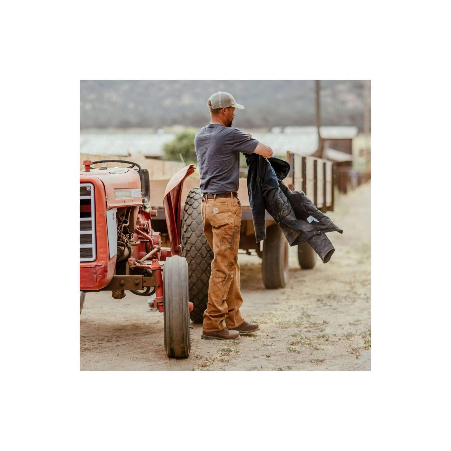 CHT Loose Fit Firm Duck Double-Front Logger Utility Trousers B01