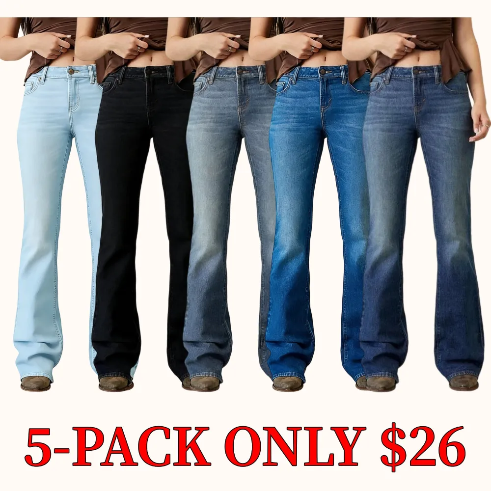 Women's Jade Low Rise Bootcut Jeans Stretch Dark Blue