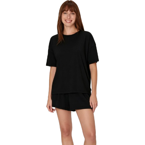 Women's Loungewear Set (2-Piece) — Ultra-Soft, Loose-Fit T-Shirt and Sleep Shorts