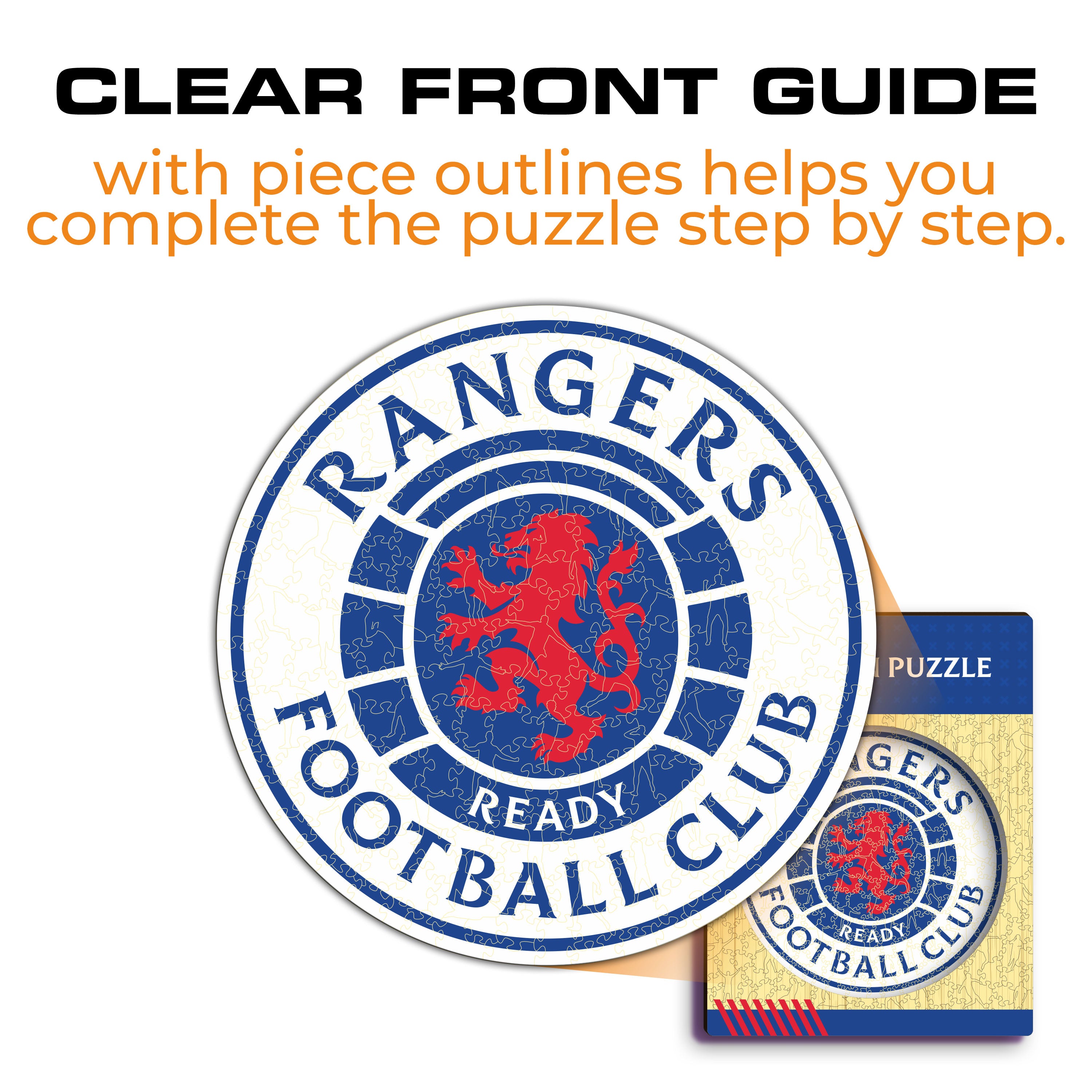 Glasgow Rangers FC® Logo - Wooden Puzzle