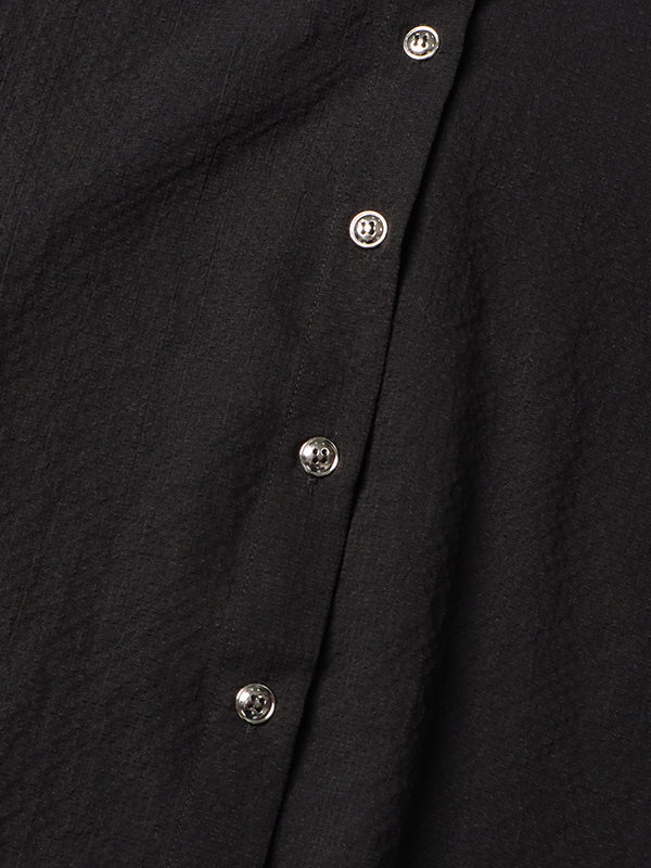 Belted Buttoned Long Sleeves Loose Lapel Shirt Dress Mini Dresses