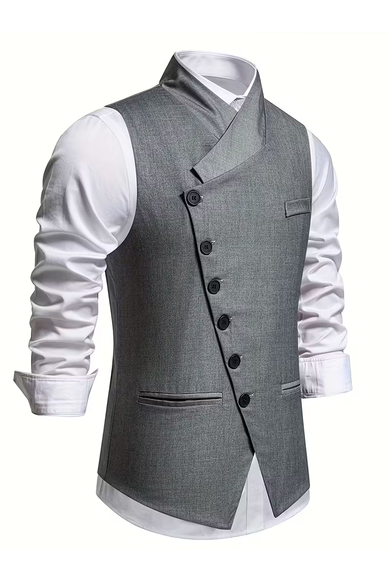 Fashion Single-Breasted Suit Vest