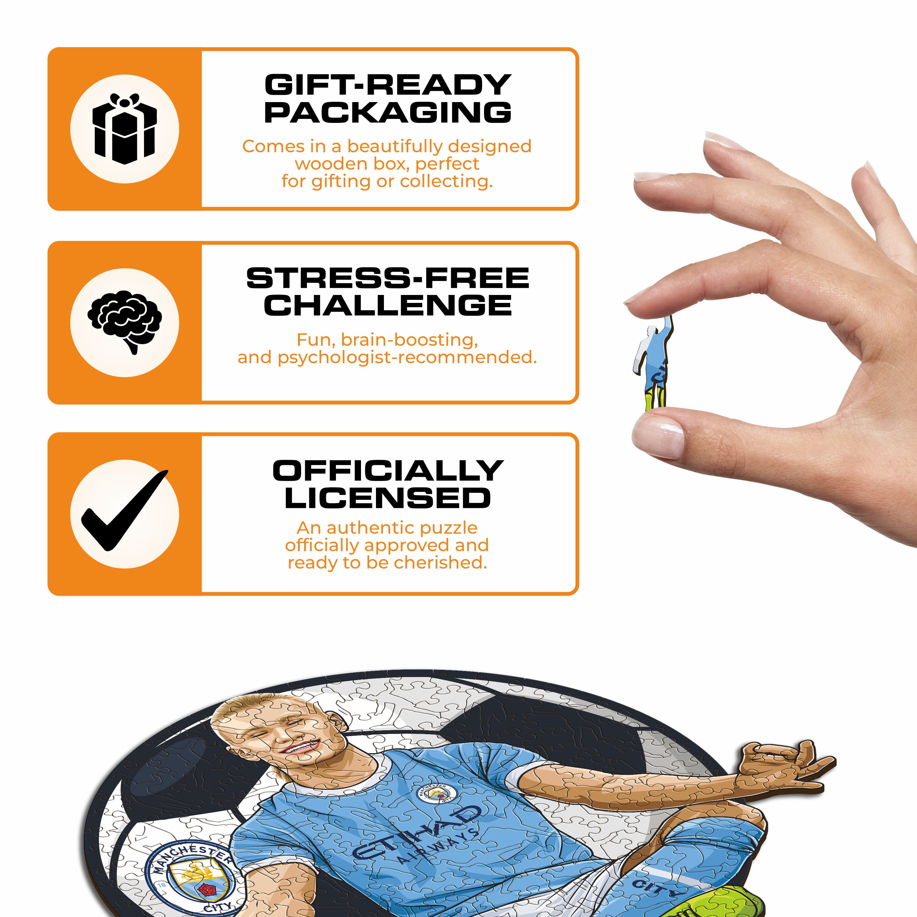 Erling Haaland - Wooden Puzzle