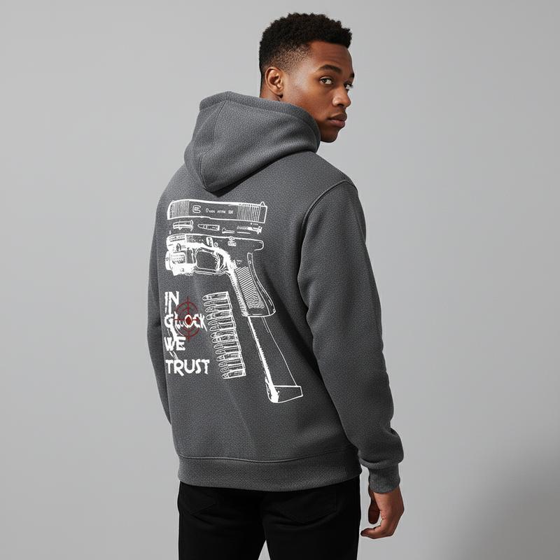 Unisex “In We Trust” Graphic Pullover Hoodie