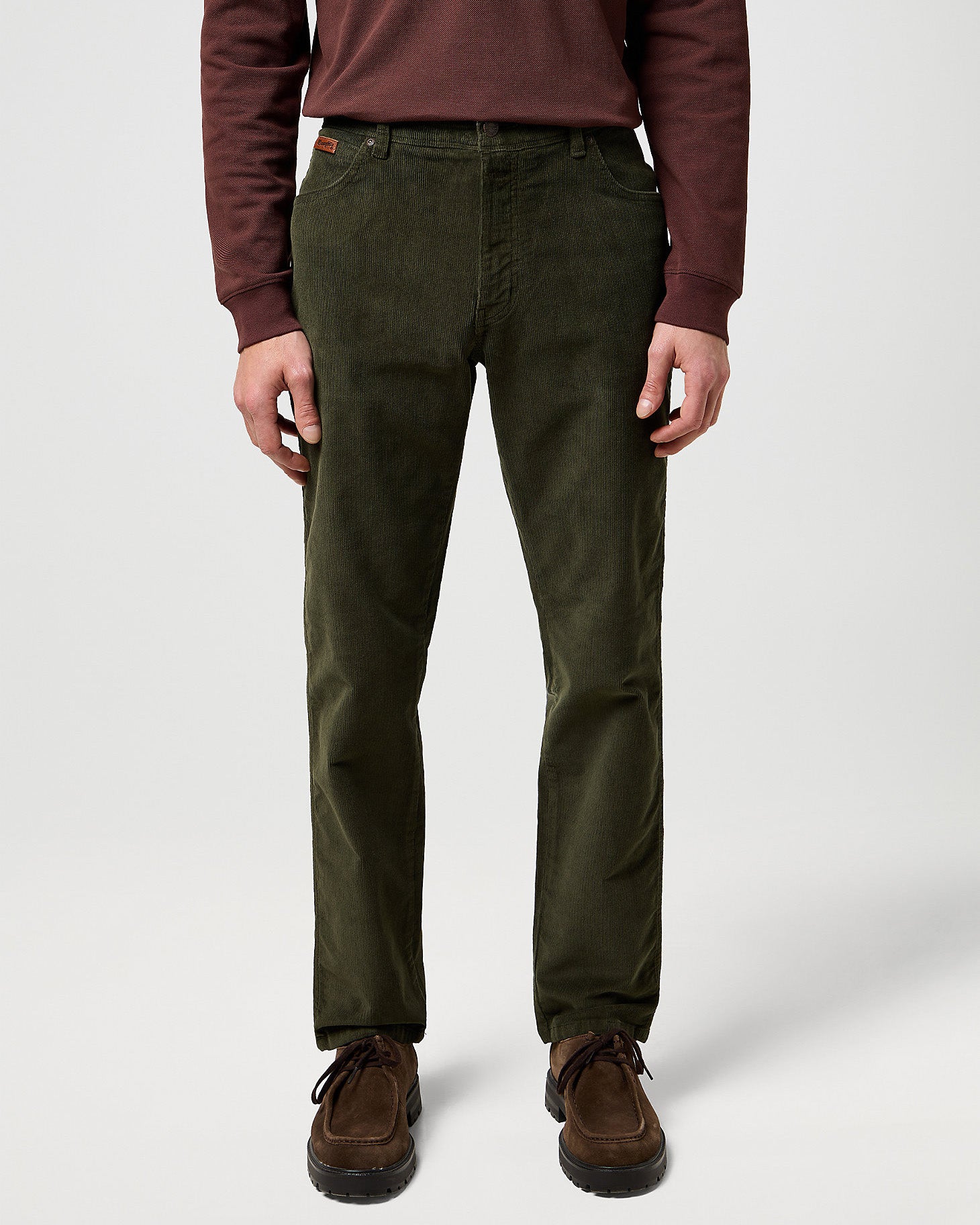 Texas SLIM Mens Cords - Forest Night
