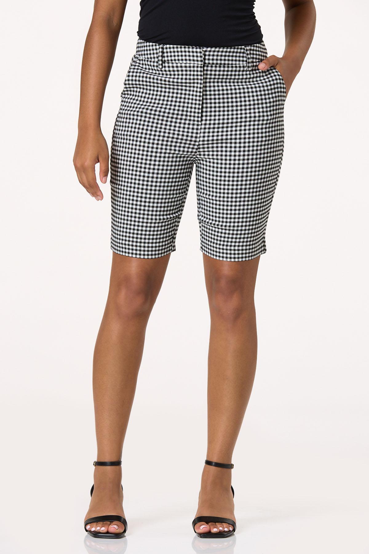 Gingham Bengaline Shorts