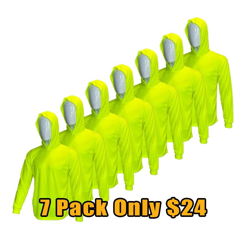 Men’s High-Visibility Quick-Dry Hooded Shirt Set