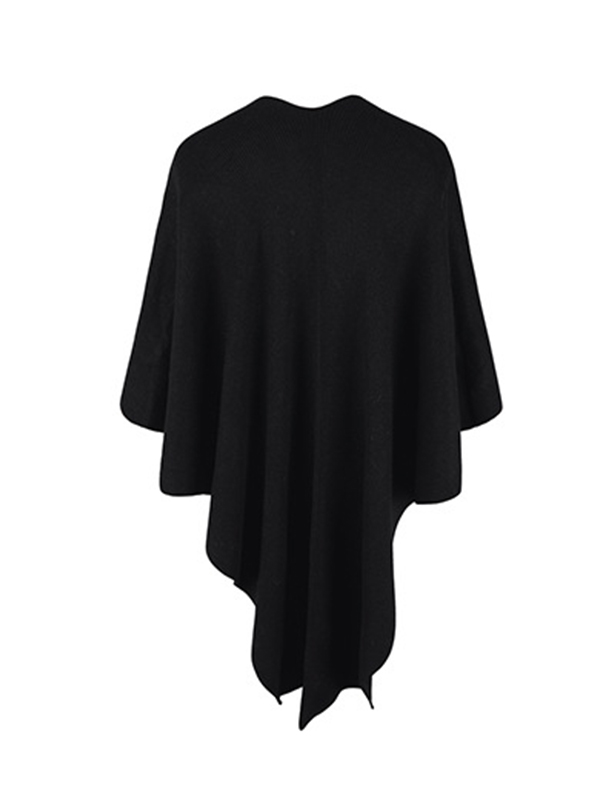 Casual Solid Color Hairball Shawl&Scarf