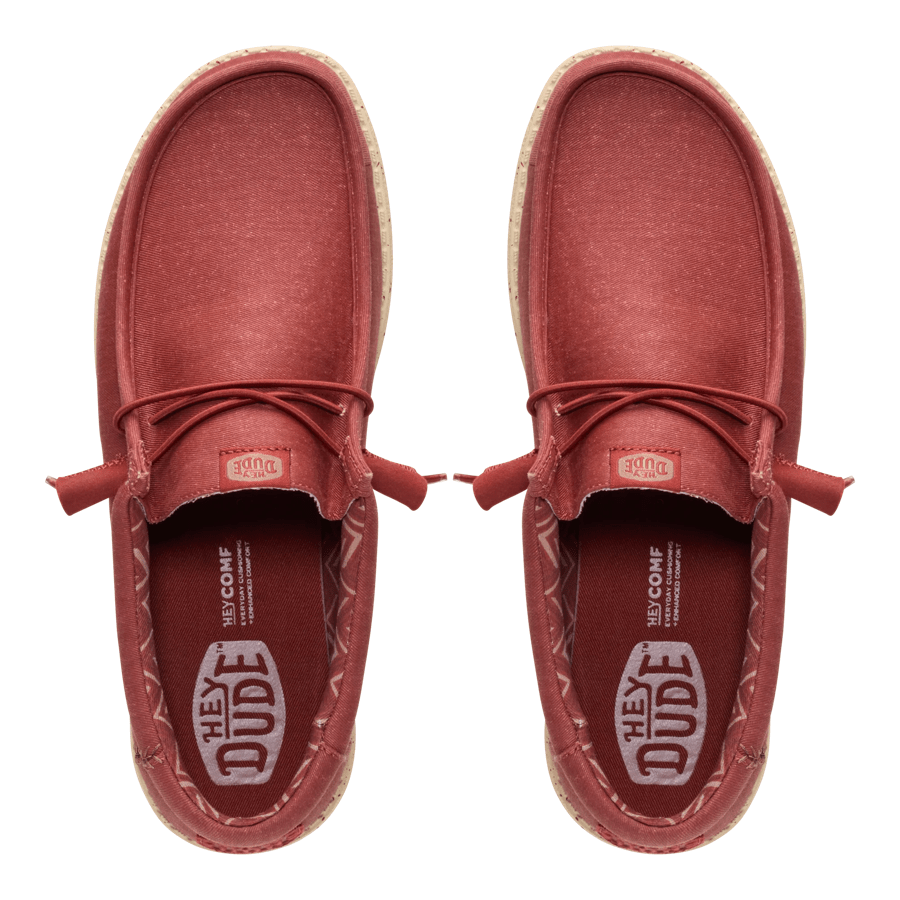 Wally Stretch Canvas - Burnt Red/Boulder Tan