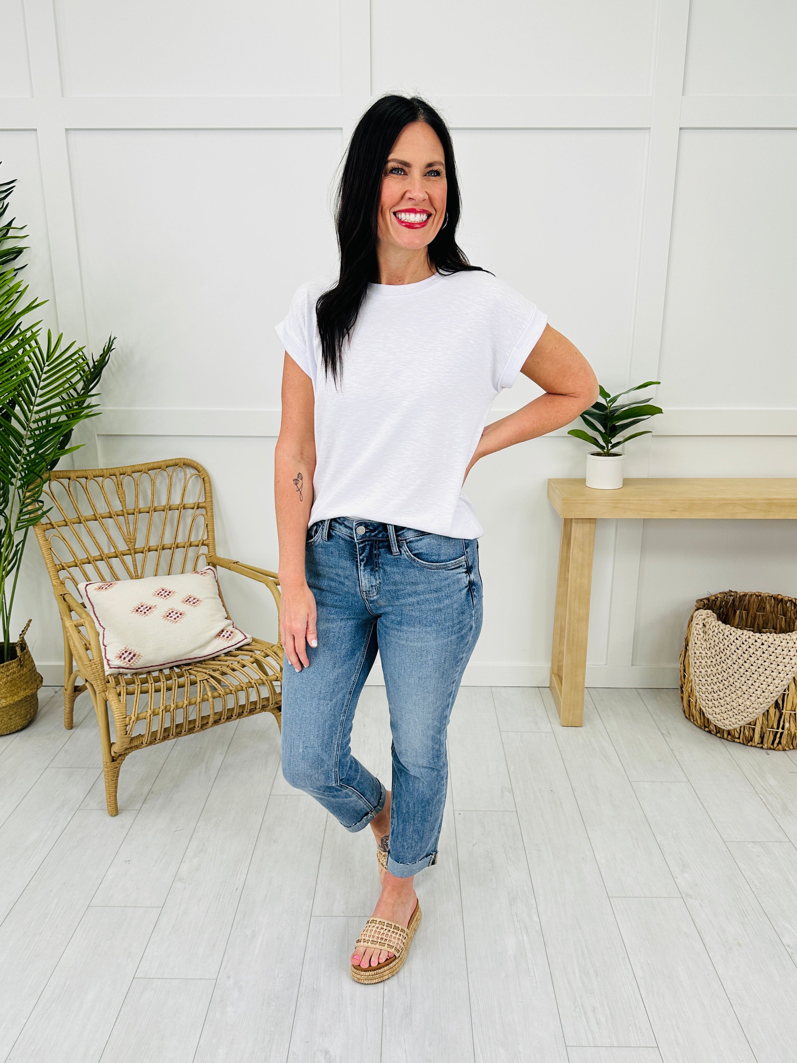 Stick With You Tummy Control Boyfriend Jeans