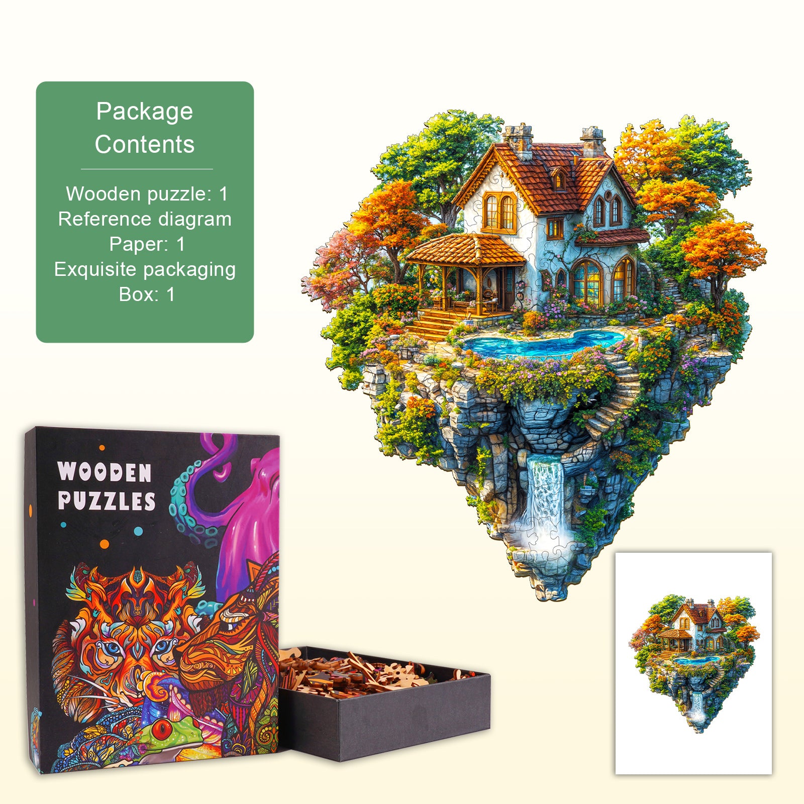 Floating Haven Wooden Jigsaw Puzzle