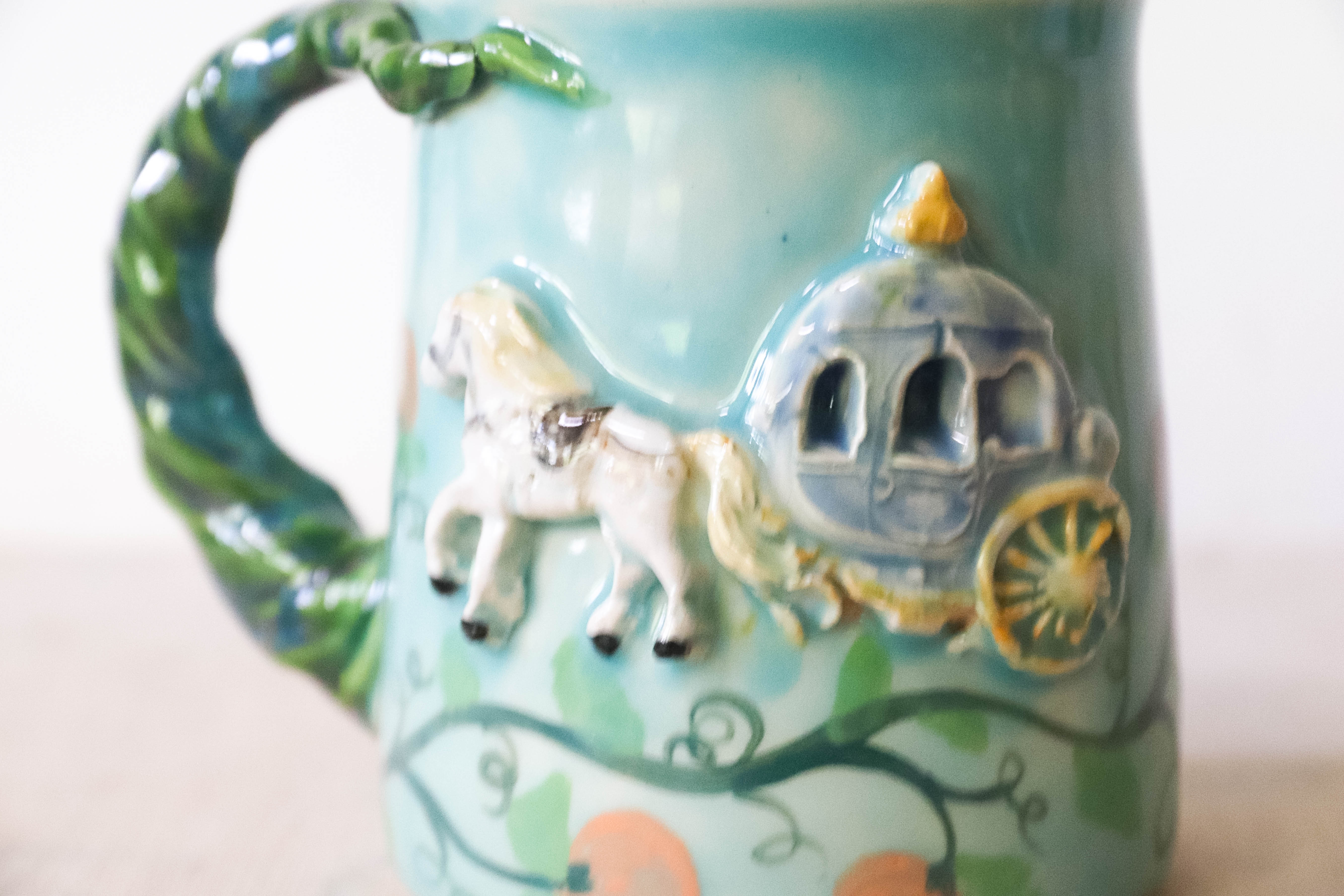 Princess Carriage Stoneware Mug