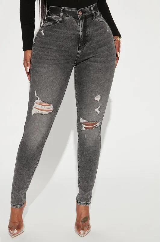 Tall Living Life High Stretch Skinny Jeans