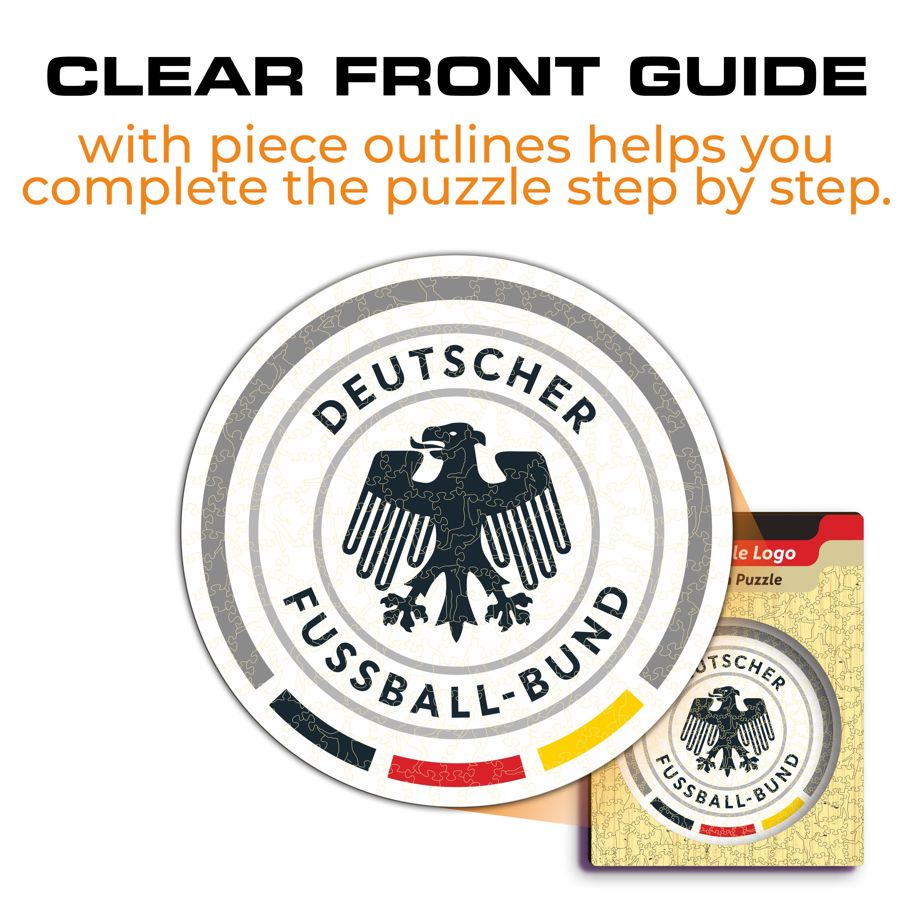 Germany® Eagle Logo - Wooden Puzzle