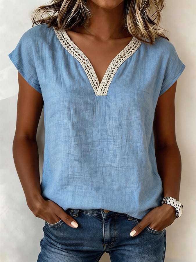 Women'S Casual Solid Top