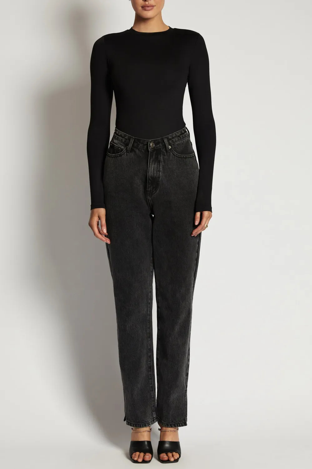 Long Sleeve Crew Neck Bodysuit