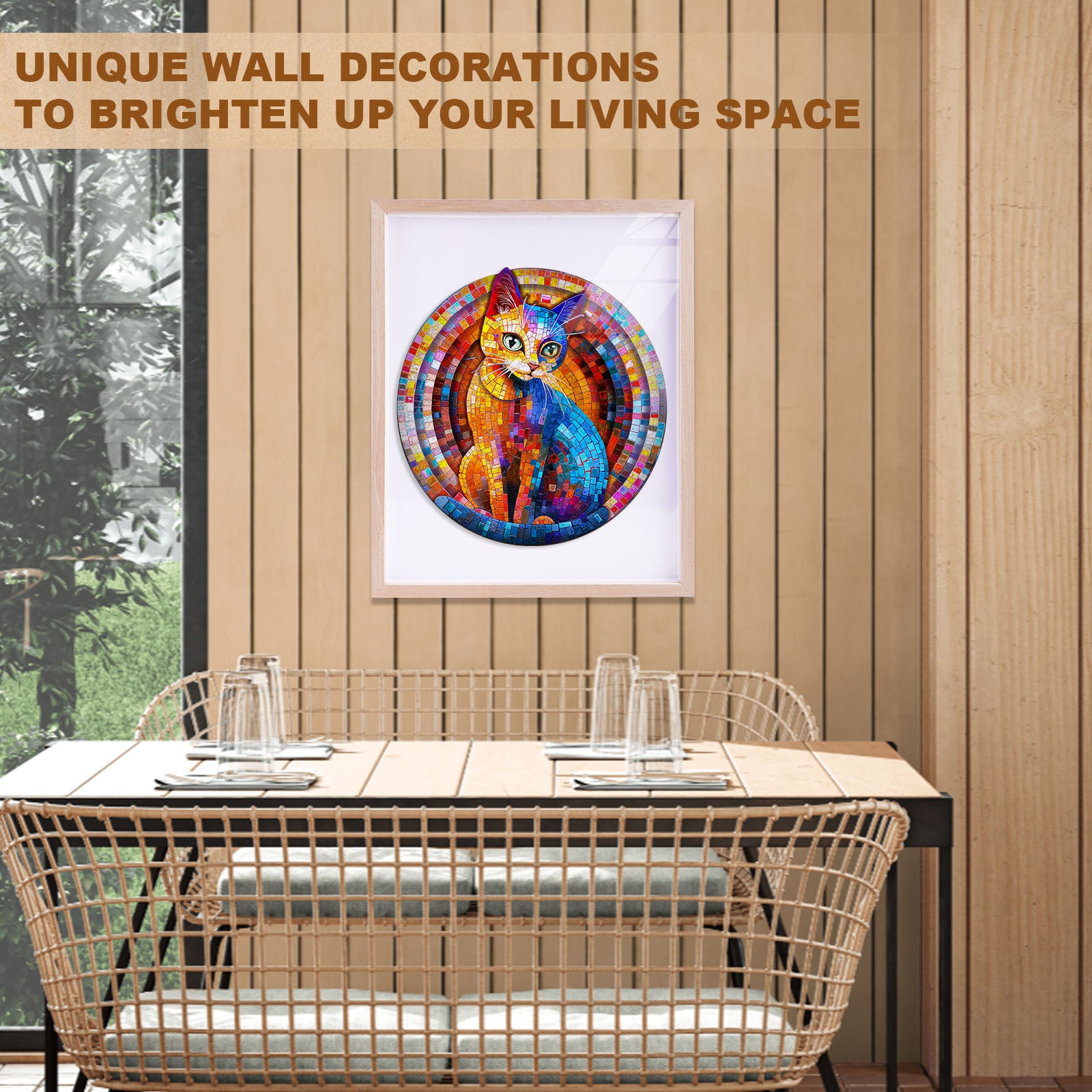 Pixel Kitty Wooden Jigsaw Puzzle