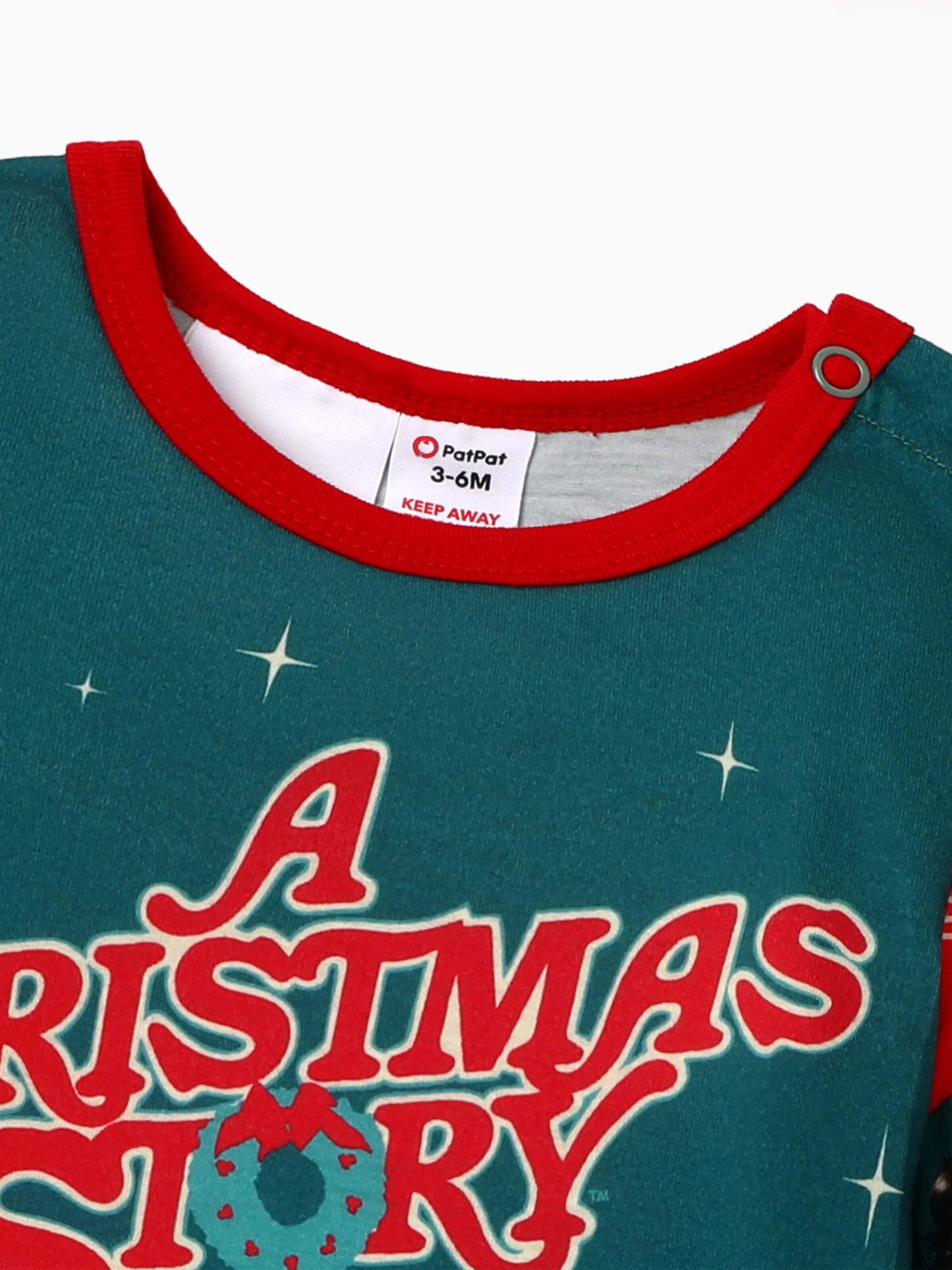 A Christmas Story Family Matching Christmas The Lamp Graphic Pajamas Sets with Christmas Socks